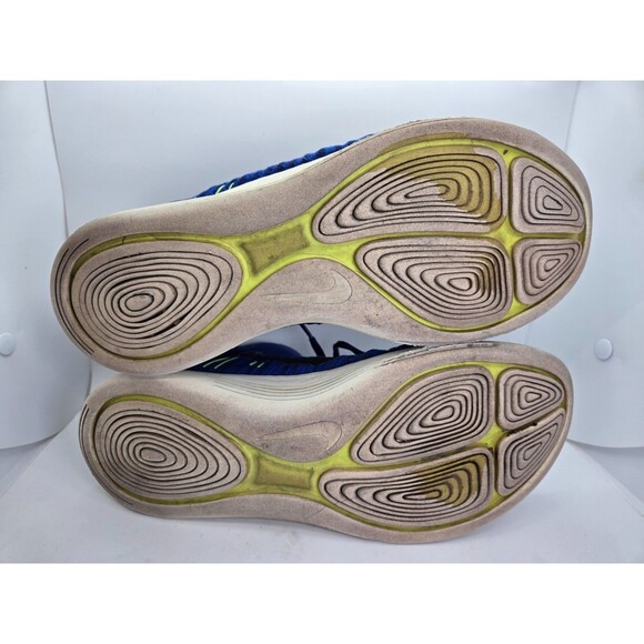 Nike LunarEpic Flyknit Shoes Mens 12 Blue Running Athletic Workout Gym Sneakers - Picture 7 of 8